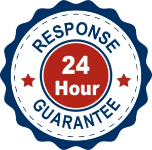24 hour response guarantee
